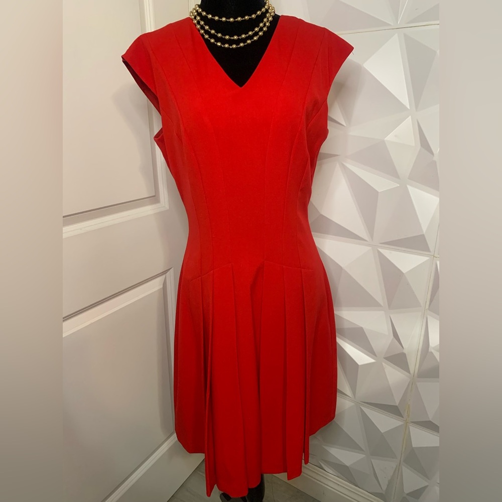 Calvin Klein Vivid Red Mini Dress
